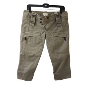 Diesel Olive Green Cargo Capris
